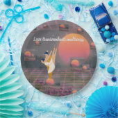 Liefde overstijgt multiversum papieren bordje (Feest)