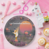 Liefde overstijgt multiversum papieren bordje (Feest)