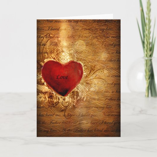 Liefde overwint alles kaart (Voorkant)