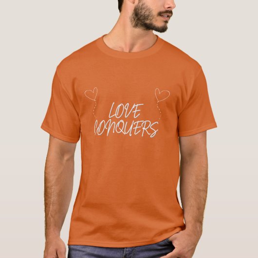 Liefde overwint meisje t-shirt (Voorkant)