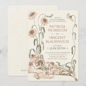  liefde paar land bruiloft uitnodiging (Voorkant / Achterkant)