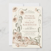  liefde paar land bruiloft uitnodiging (Voorkant)