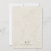  liefde paar op Lake Wedding Invitation Kaart (Achterkant)