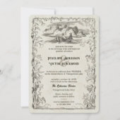  liefde paar op Lake Wedding Invitation Kaart (Voorkant)