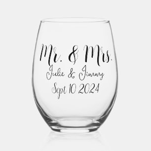 Liefde Paar Rode Hart Thema Wijnglas Zonder Voet