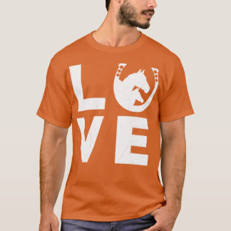 Liefde Paard Ruitersport Liefhebbers Vrouwen T-shirt