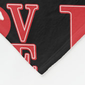 Liefde paarden. Ik hou van paarden Fleece Deken (Hoek)