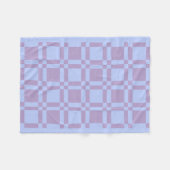 Liefde Paarse BABY Quilt Shower Party Fleece Blank (Voorkant (Horizontaal))