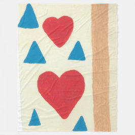 Liefde pad vleece Blanket Fleece Deken