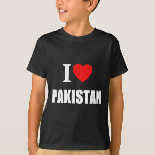 Liefde Pakistan Voetbal Cricket  T-shirt