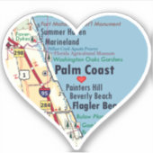 Liefde Palm Coast FL Sticker (Voorkant)