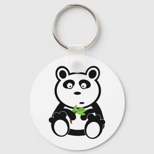 Liefde panda beer sleutelhanger (Voorkant)