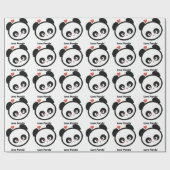 Liefde Panda® Cadeaupapier (Vlak)