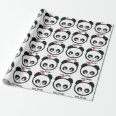 Liefde Panda® Cadeaupapier (Uitgerold)