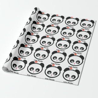 Liefde Panda® Cadeaupapier