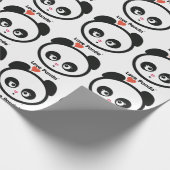 Liefde Panda® Cadeaupapier (Hoek)