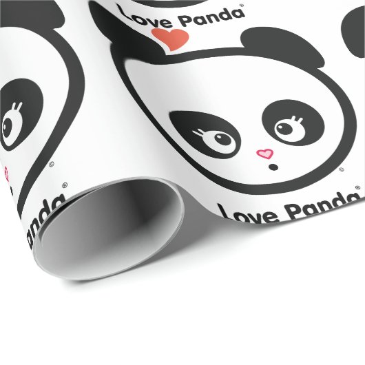 Liefde Panda® Cadeaupapier (Rol Hoek)