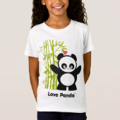 Liefde Panda® Kinder kleding T-shirt (Voorkant)