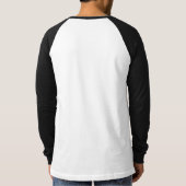 Liefde Panda® Mannen Raglan Apparel T-shirt (Achterkant)