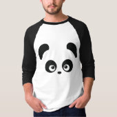 Liefde Panda® Mannen Raglan Apparel T-shirt (Voorkant)