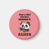 Liefde Panda's en Ramen Magneet (Voorkant)