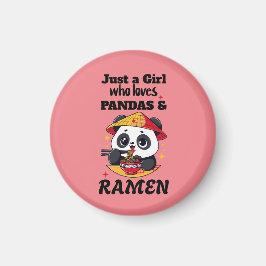 Liefde Panda's en Ramen Magneet