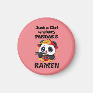 Liefde Panda's en Ramen Magneet