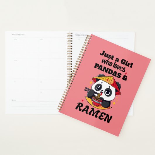 Liefde Panda's en Ramen Planner (Display)