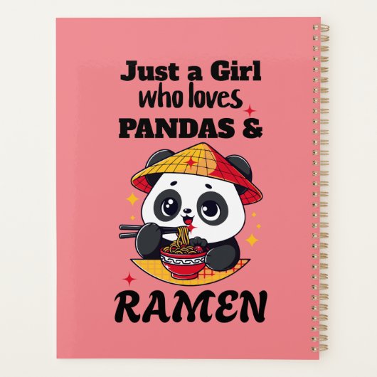 Liefde Panda's en Ramen Planner (Achterkant)
