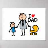 Liefde Papa print (Voorkant)