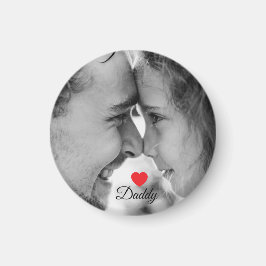 Liefde papa, Vaderdag foto Magneet
