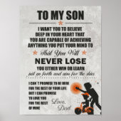 Liefde papa, voor mijn zoon... poster (Voorkant)