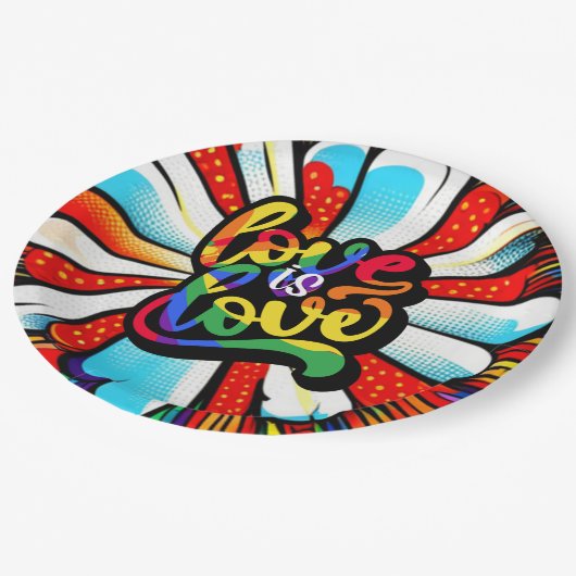 Liefde Papieren Bordje (Gekanteld)