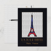 liefde Parijs Briefkaart (Voorkant / Achterkant)