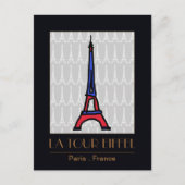 liefde Parijs Briefkaart (Voorkant)