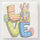 Liefde, Pasen decoratie Stenen Onderzetter (Voorkant)
