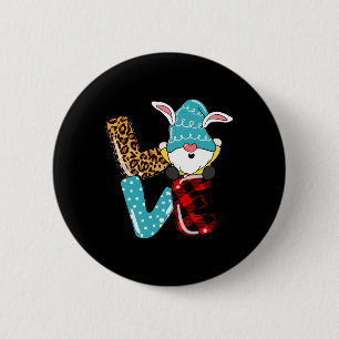 Liefde Pasen Kabouter Luipaard Schotland Liefde Pa Ronde Button 5,7 Cm