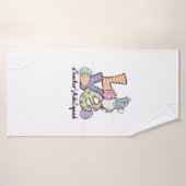 Liefde Pasen Leraar Assistent Kabouters Leraar Pas Badhanddoek (Badhanddoek)