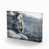 Liefde patroonbekleding fotoblokken (Rechts)