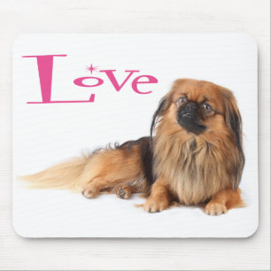 Liefde Pekingese Puppy Hond Muismat