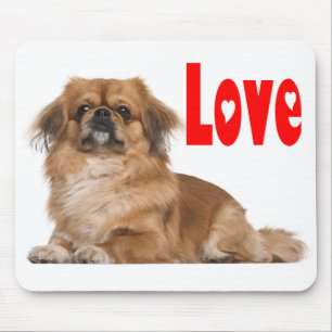 Liefde Pekingese Puppy Hond Muismat