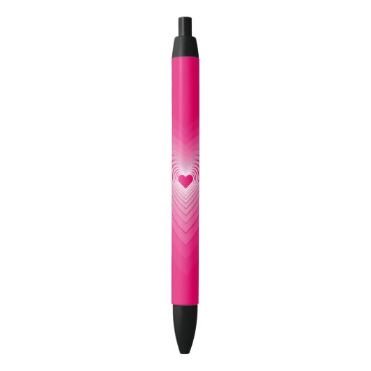 Liefde Pen met Roze Harten (Voorkant Verticaal)