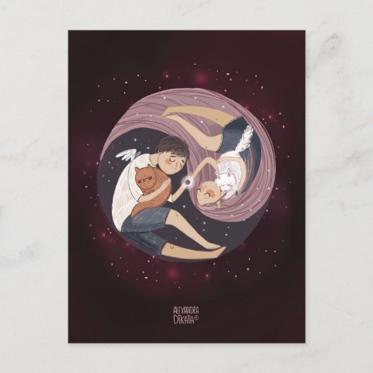 LIEFDE perfecte paar Valentijnsdag Feestdagenkaart (Voorkant)