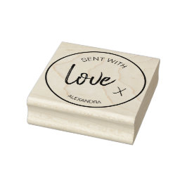 Liefde Personal Message Modern Rubber Stamp Rubberstempel