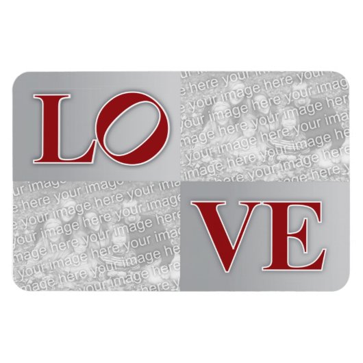 LIEFDE Philadelphia Save the Date Custom Magnet Magneet (Horizontaal)