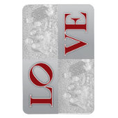 LIEFDE Philadelphia Save the Date Custom Magnet Magneet (Verticaal)