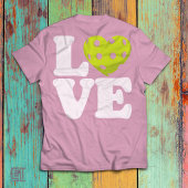 Liefde Pickleball Hart T-shirt