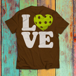 Liefde Pickleball Hart T-shirt