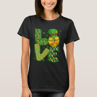 Liefde Pickleball Leprechaun Shamrock St Patricks  T-shirt