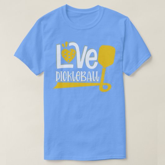 Liefde pickleball t-shirt (Design voorkant)
